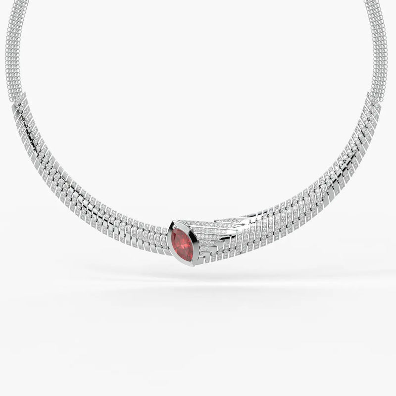 Rubella Crestline Collar Necklace