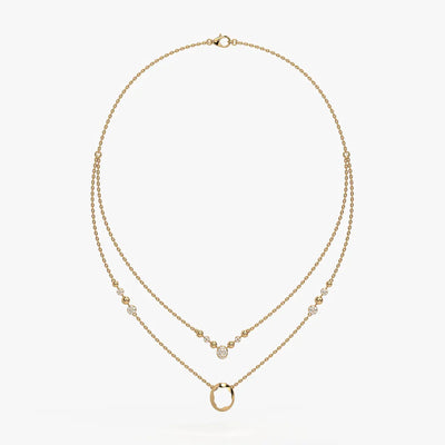 Auralis Halo Layered Necklace