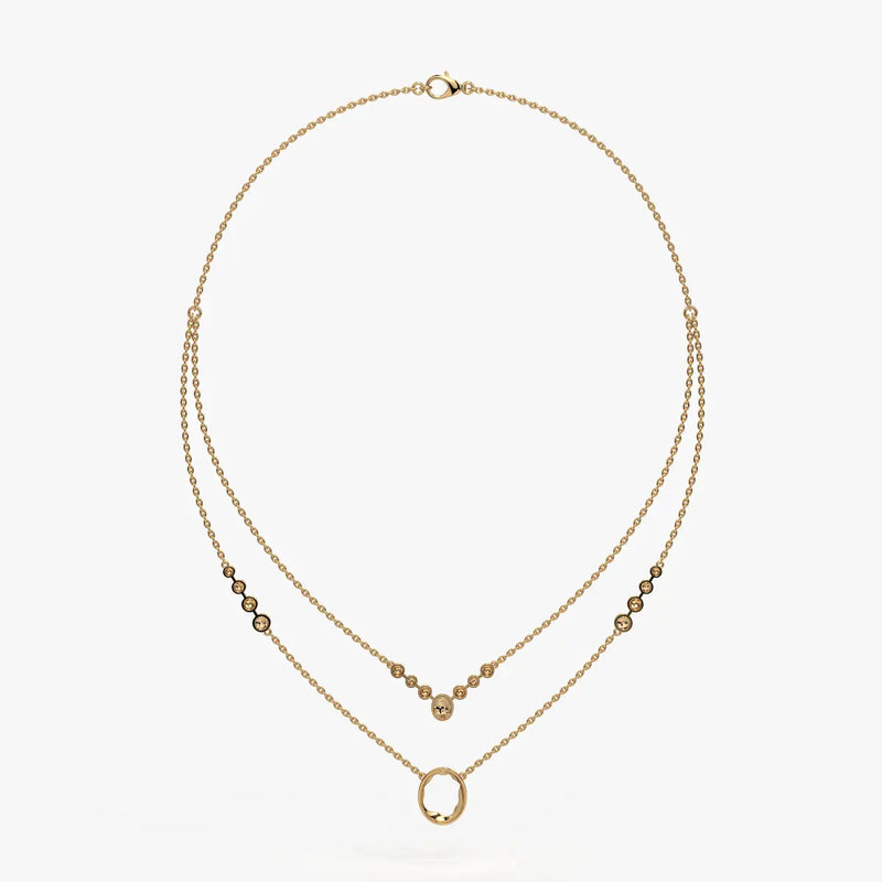 Auralis Halo Layered Necklace