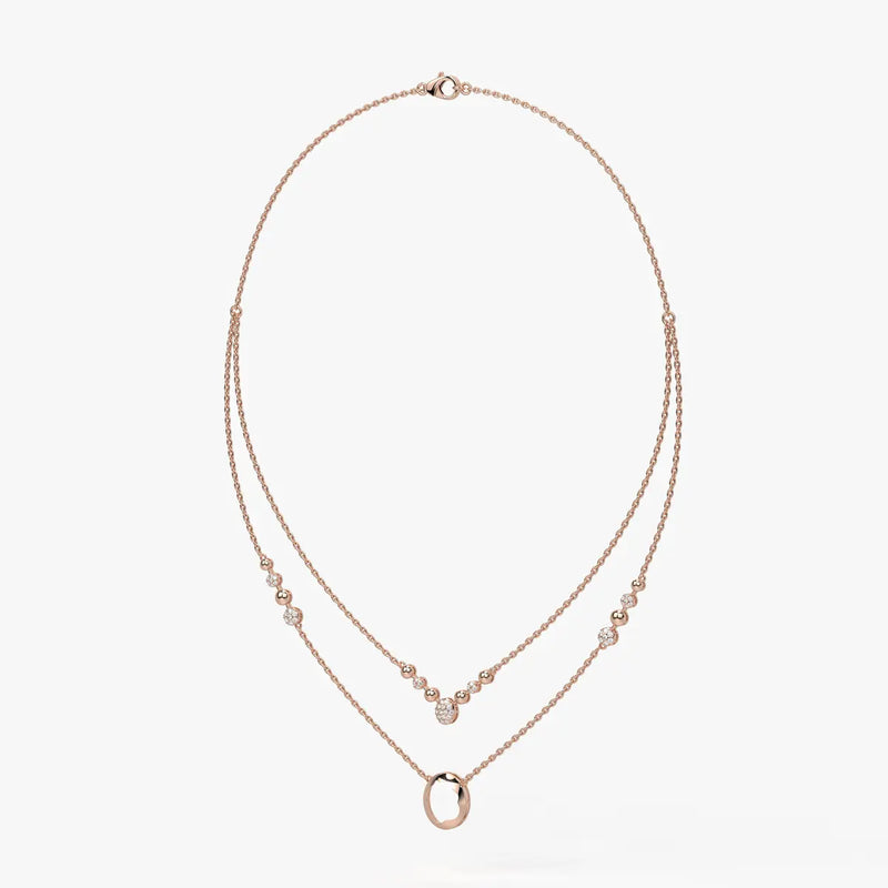 Auralis Halo Layered Necklace