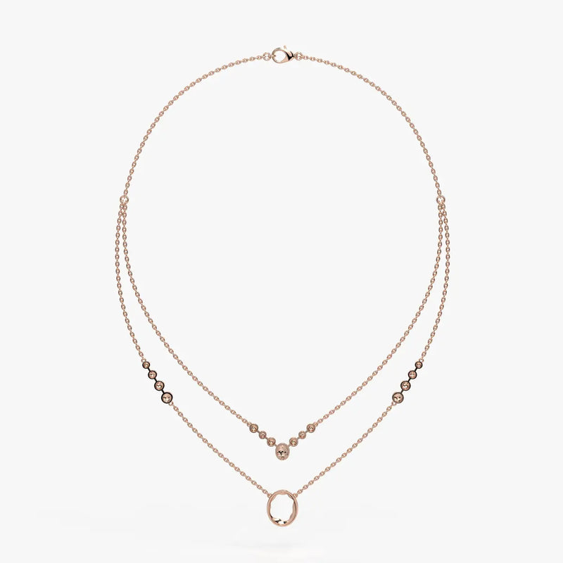 Auralis Halo Layered Necklace