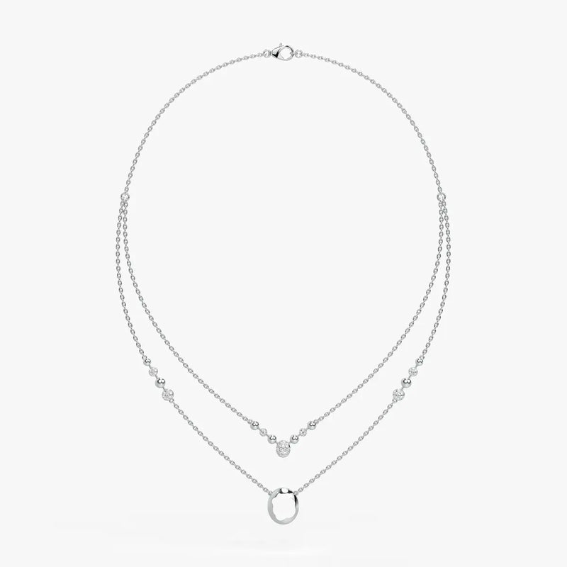 Auralis Halo Layered Necklace