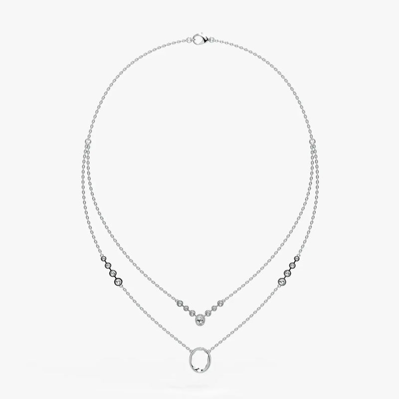 Auralis Halo Layered Necklace
