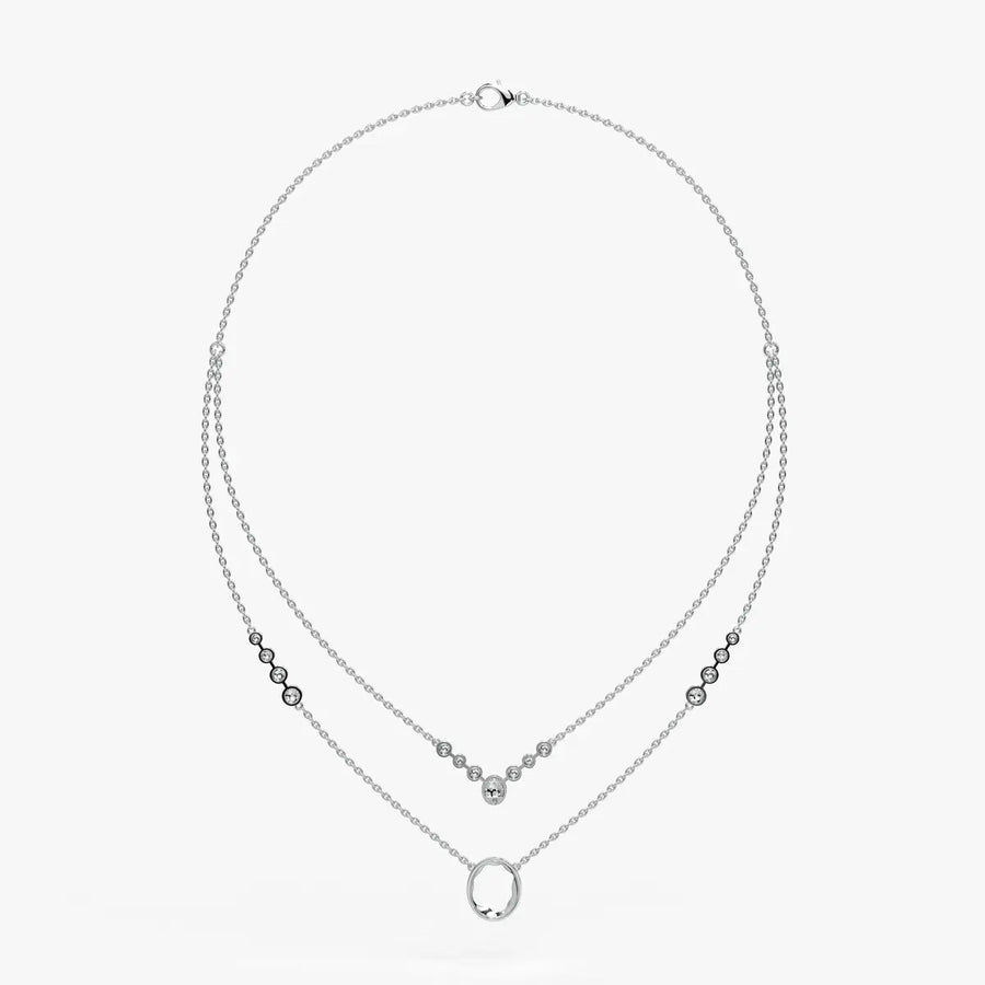 Auralis Halo Layered Necklace