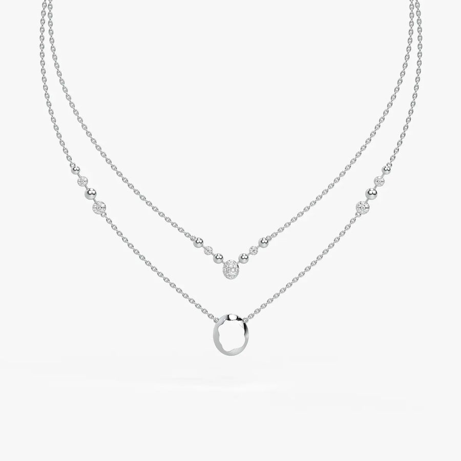 Auralis Halo Layered Necklace