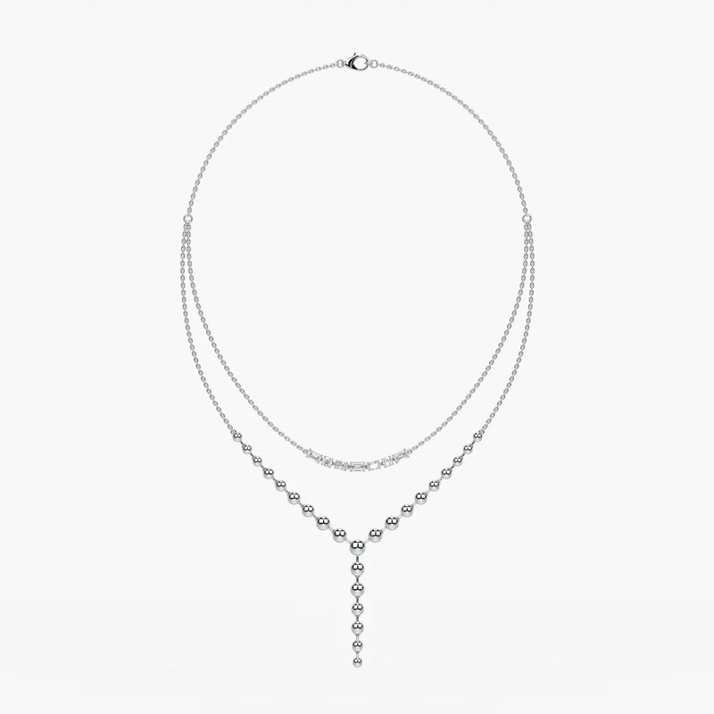 Aurethyn Diamond Cascade Necklace