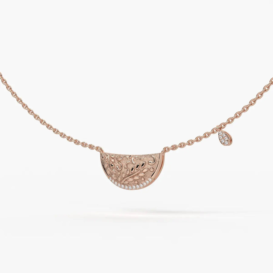 Suman Noor Crescent Charm Necklace