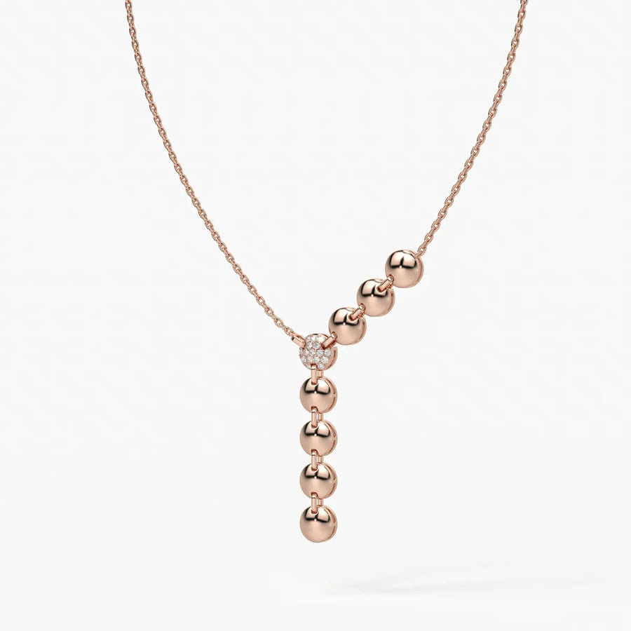 Orbelle Falling Bead Necklace