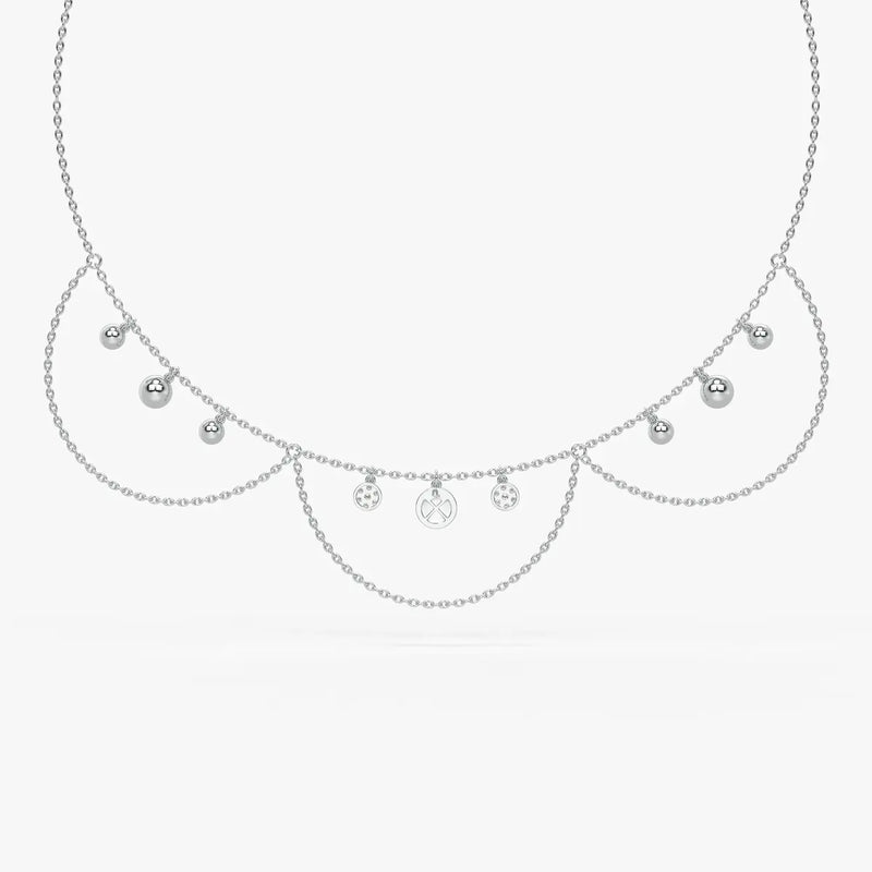 Drishti Aura Layered Charm Necklace