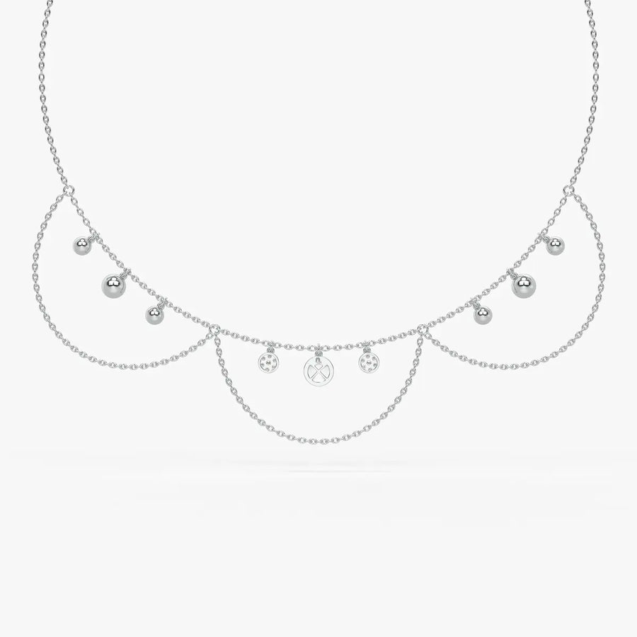 Drishti Aura Layered Charm Necklace