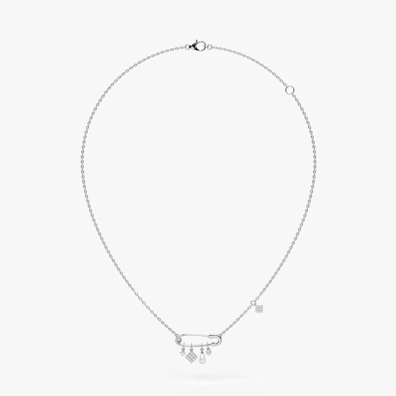 Pinora Charm Cascade Necklace