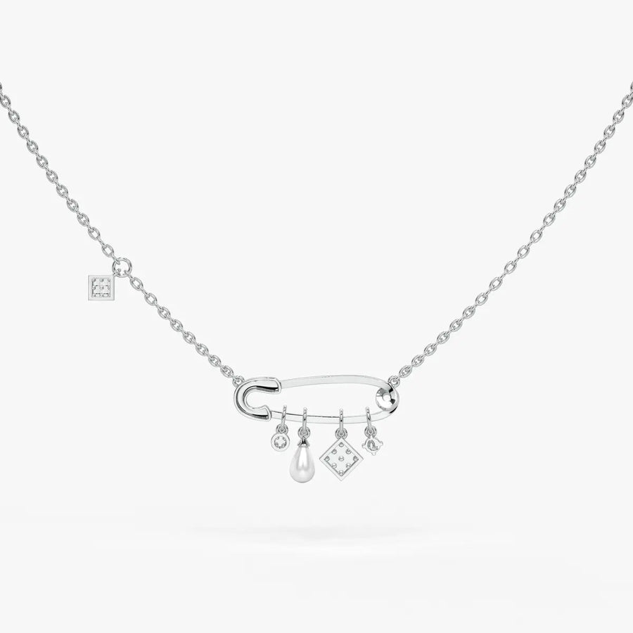 Pinora Charm Cascade Necklace