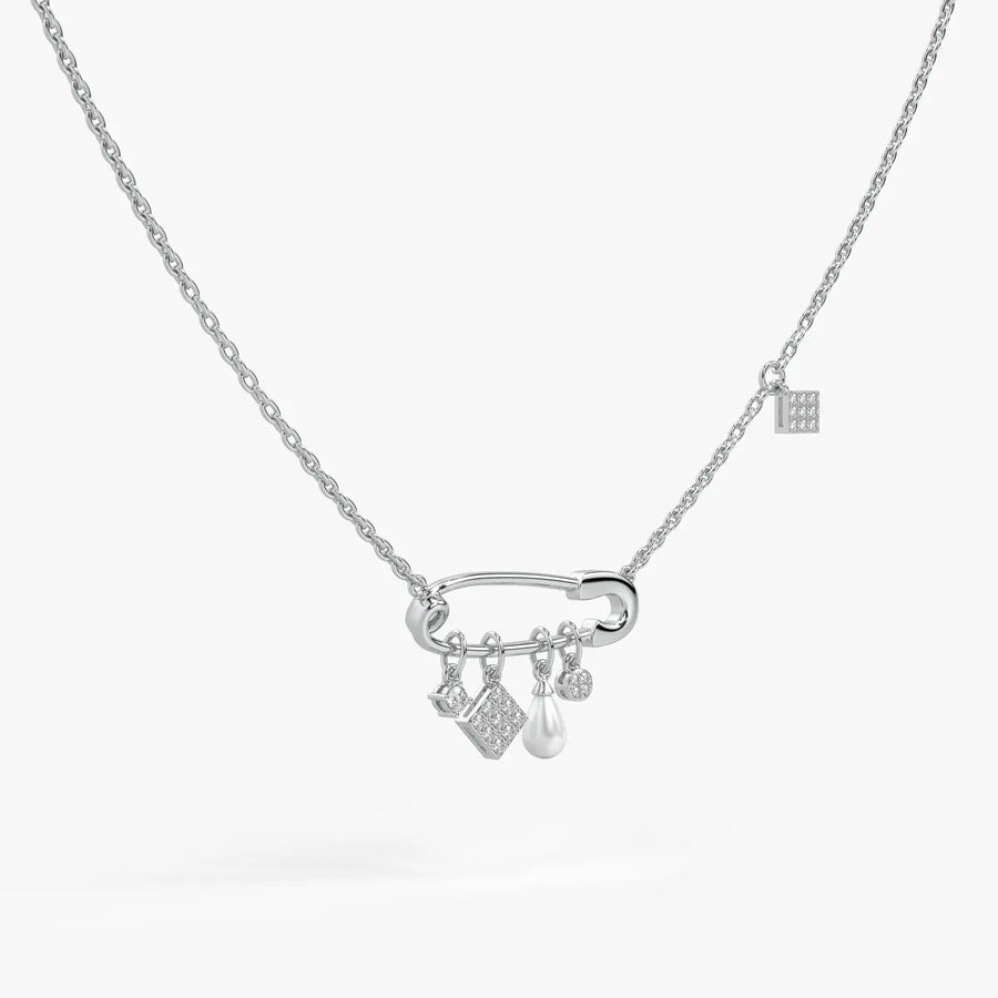 Pinora Charm Cascade Necklace