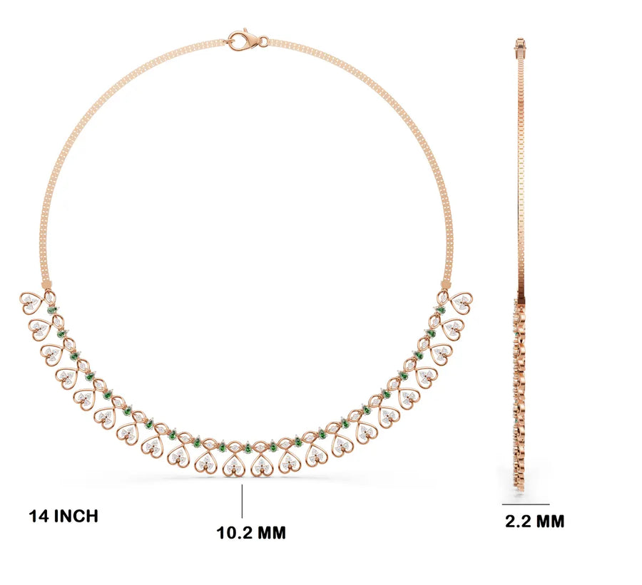 Heartwood Diamond Necklace