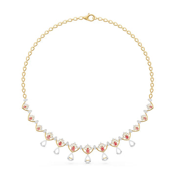 Radiant Crown Diamond Necklace