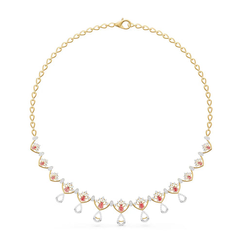 Radiant Crown Diamond Necklace