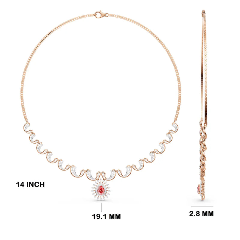 Zoya Radiant Diamond Necklace