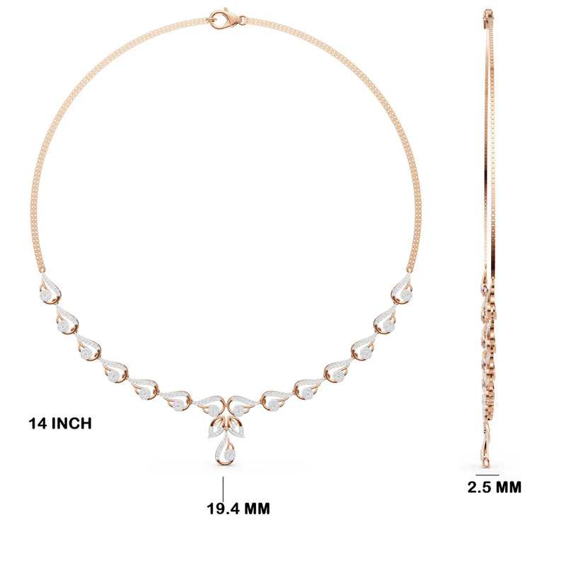 Zephyr Flutter Diamond Necklace