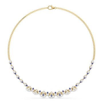 Vivid Prism Fanfare Diamond Necklace