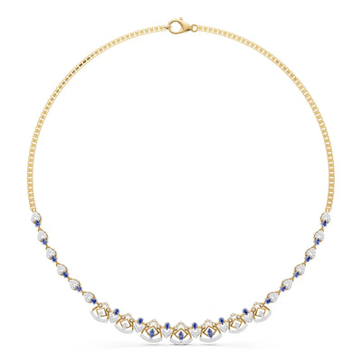 Vivid Prism Fanfare Diamond Necklace