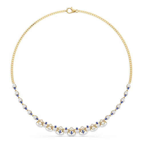 Vivid Prism Fanfare Diamond Necklace