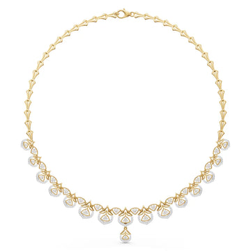Imperial Petal Diamond Necklace
