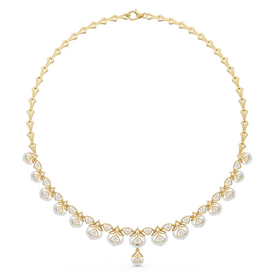 Imperial Petal Diamond Necklace
