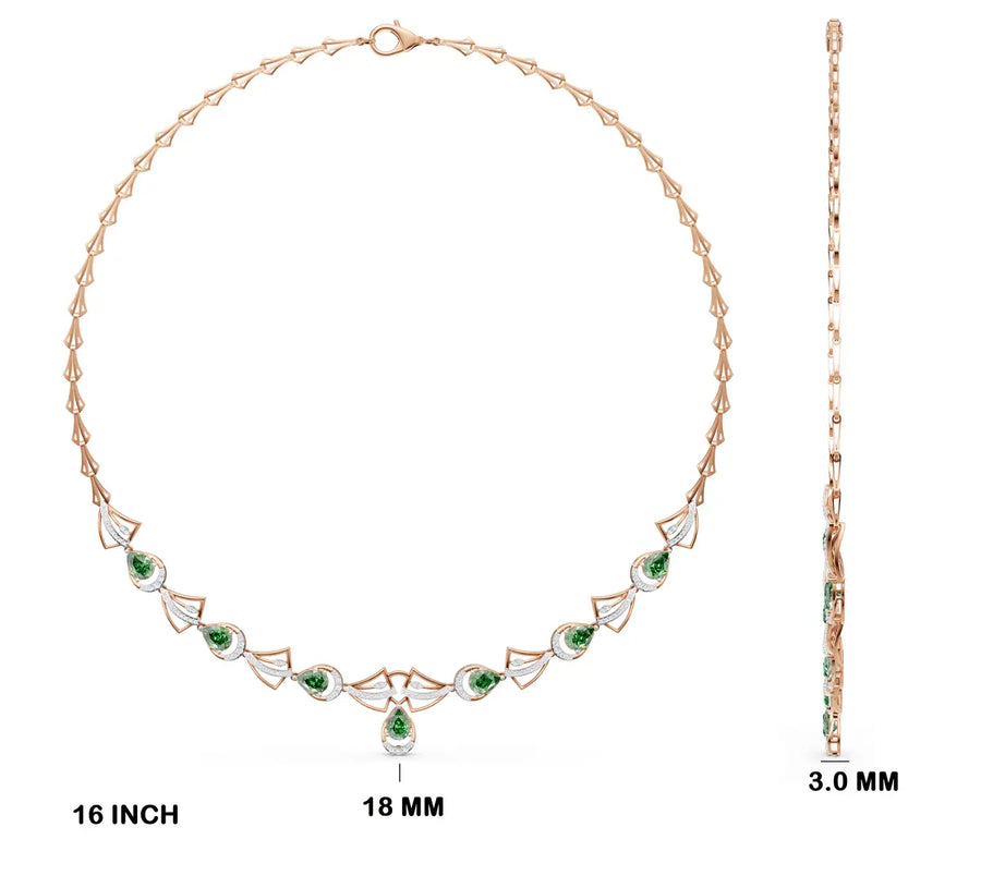 Sylvan Tier Diamond Necklace