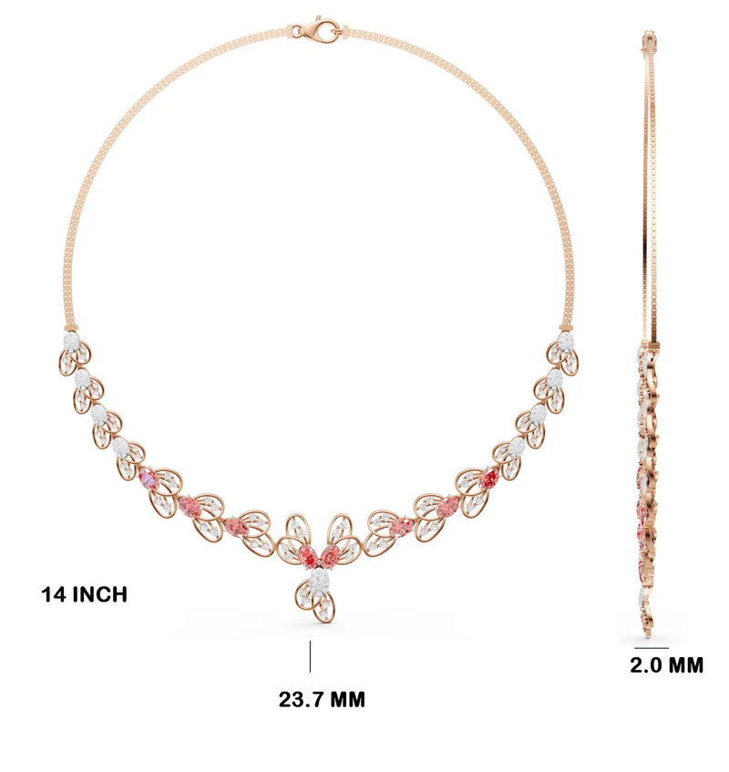 Ethereal Flutter Vine Necklace