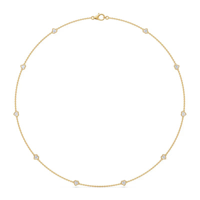 Amour Heart Motif Diamond Necklace