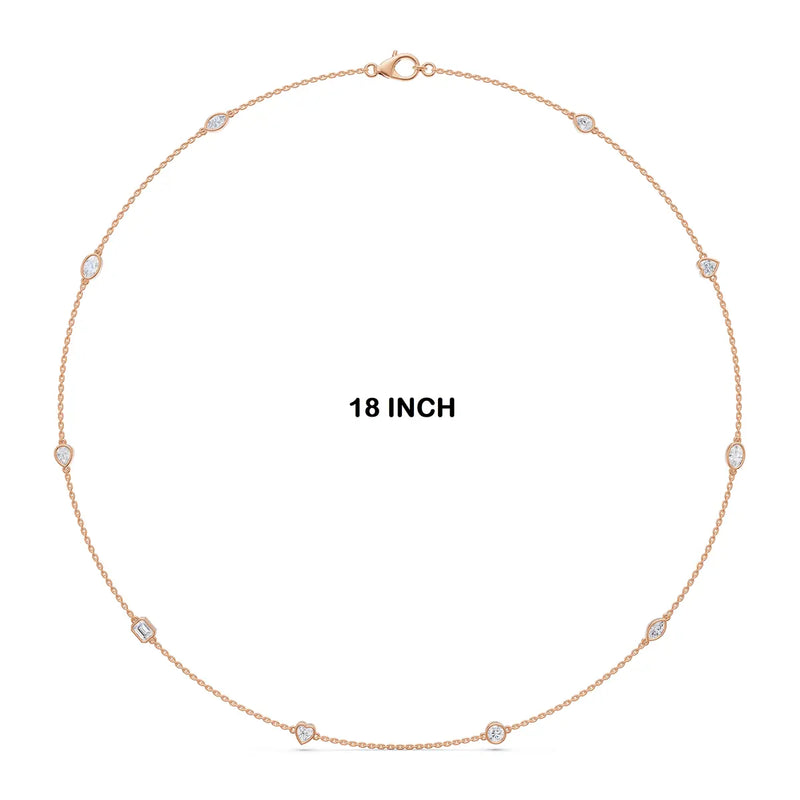 Ophelia Mixed Cut Diamond Necklace