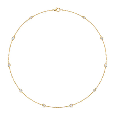 Ophelia Mixed Cut Diamond Necklace