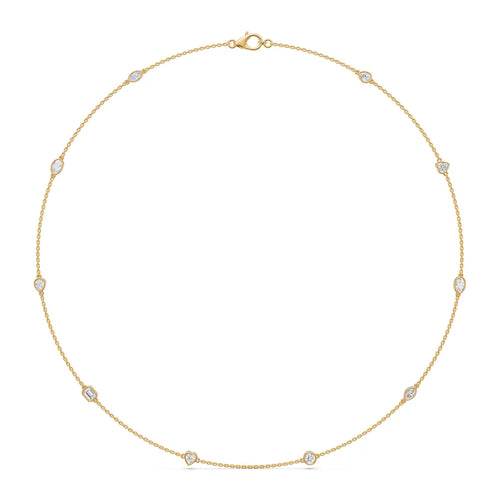 Ophelia Mixed Cut Diamond Necklace