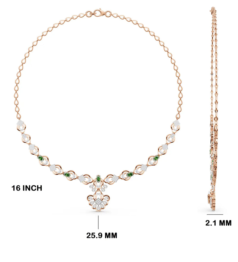 Elira Mosaic Diamond Necklace