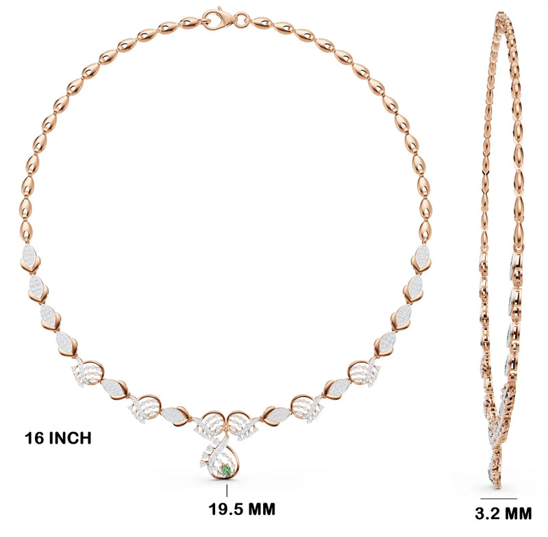 Sylvie Verdant Diamond Necklace