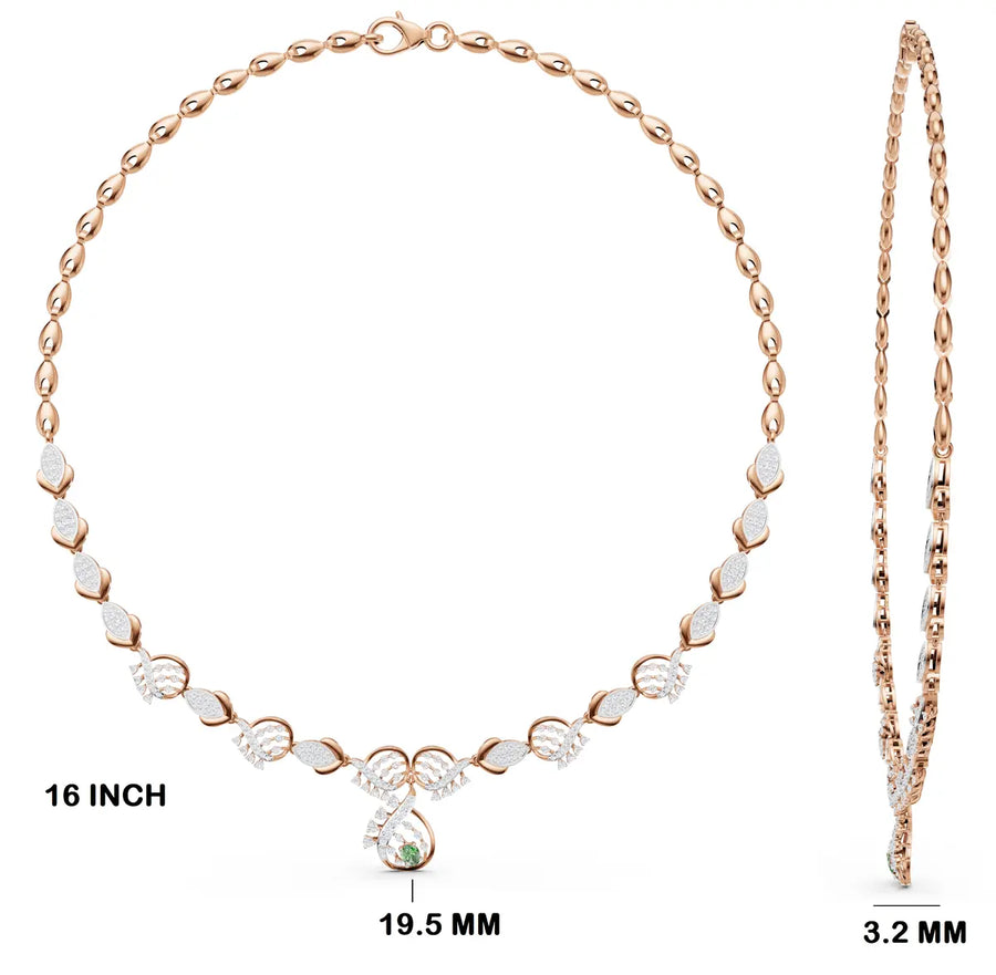 Sylvie Verdant Diamond Necklace