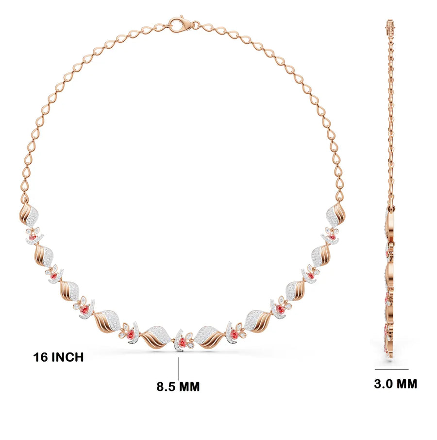 Solene Flutter Diamond Necklace