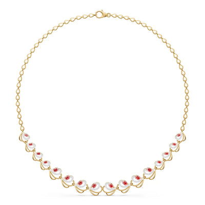 Delphine Ripple Diamond Necklace