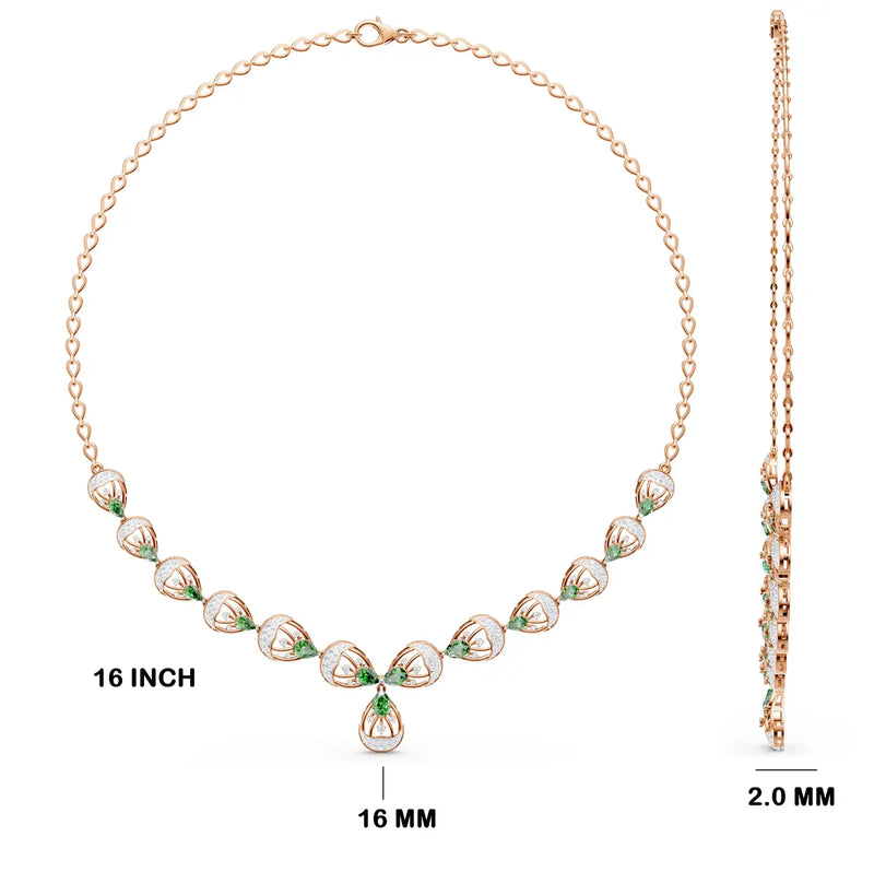 Verena Flora Diamond Necklace