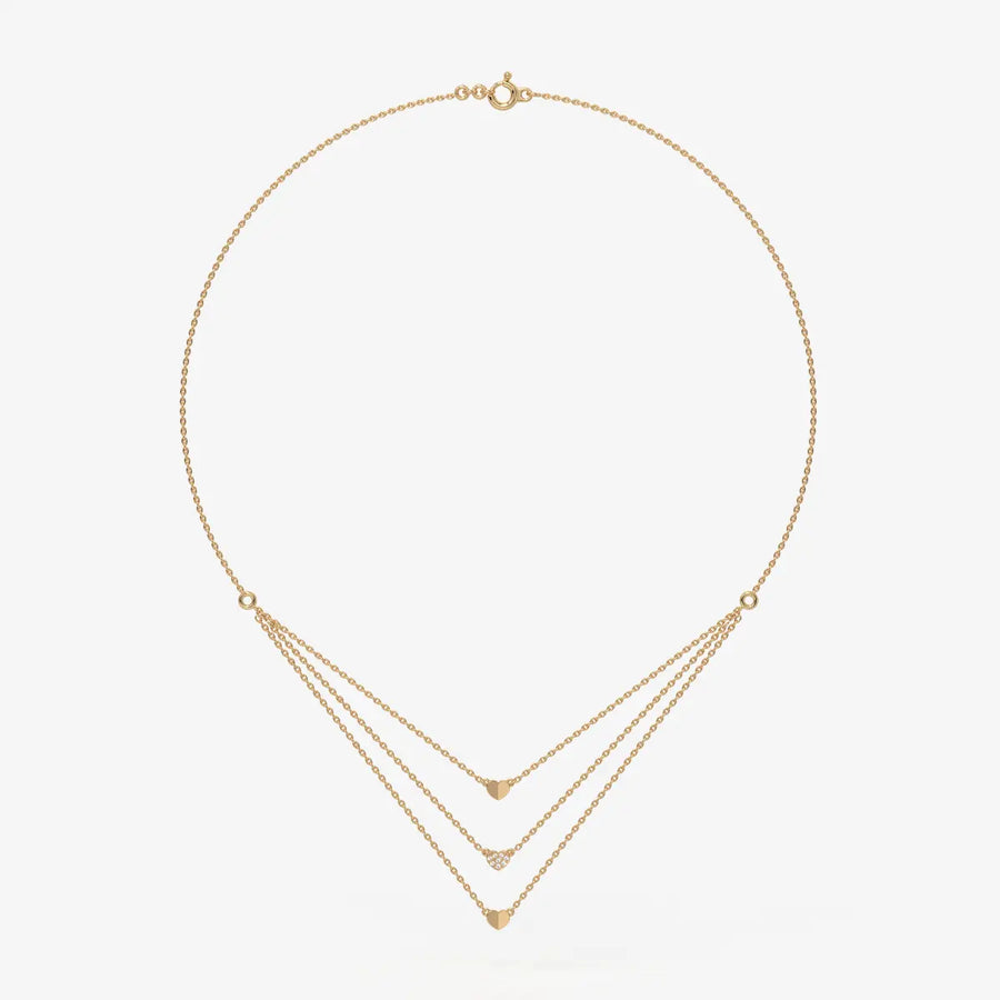Trilove Whisper Layered Necklace