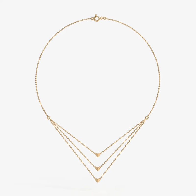 Trilove Whisper Layered Necklace
