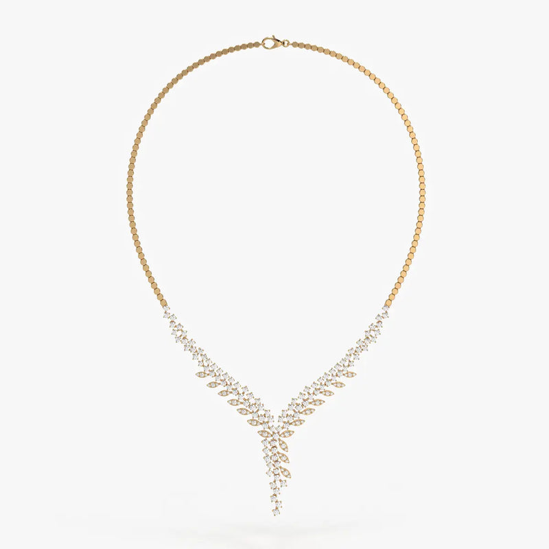 Virelia Leaffall Cascade Necklace