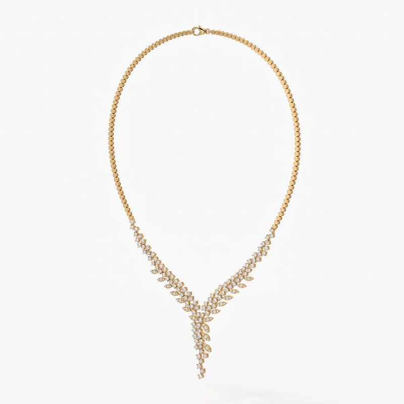 Virelia Leaffall Cascade Necklace