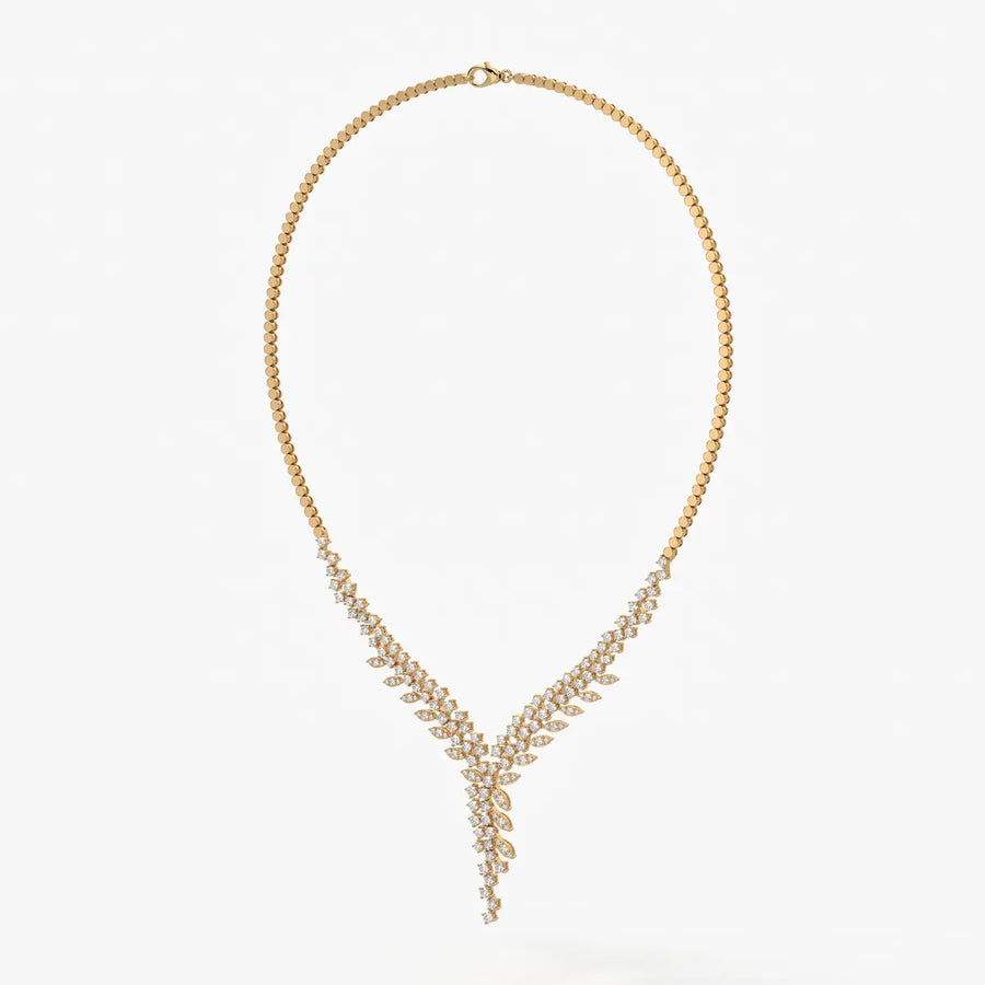 Virelia Leaffall Cascade Necklace
