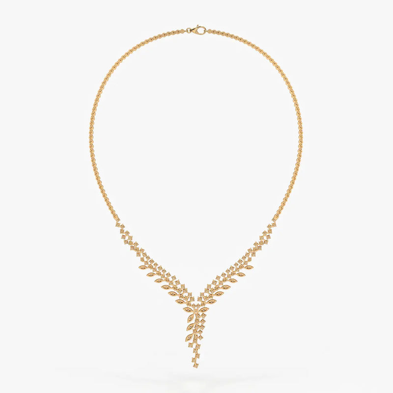 Virelia Leaffall Cascade Necklace