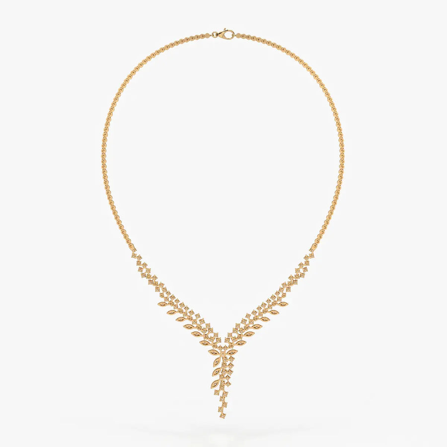 Virelia Leaffall Cascade Necklace