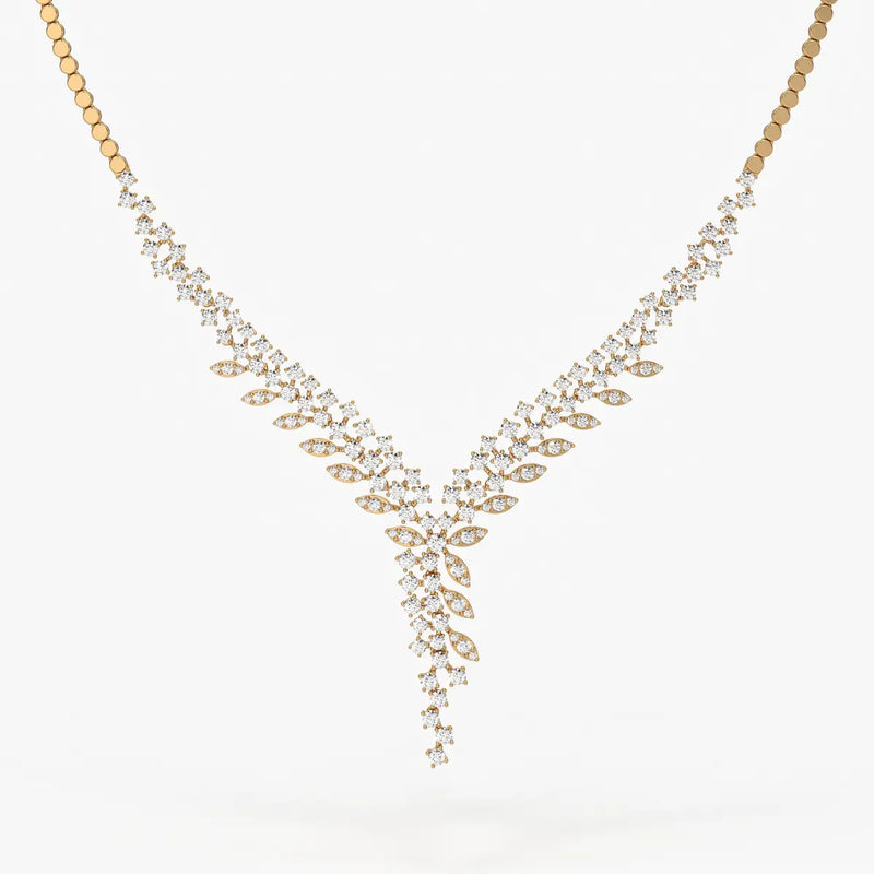 Virelia Leaffall Cascade Necklace