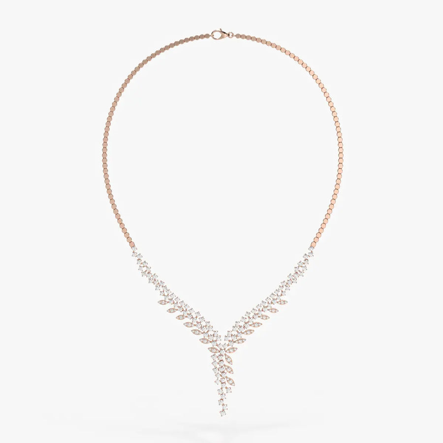 Virelia Leaffall Cascade Necklace