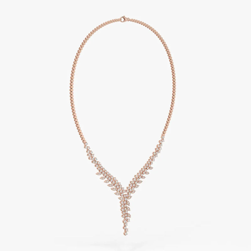 Virelia Leaffall Cascade Necklace