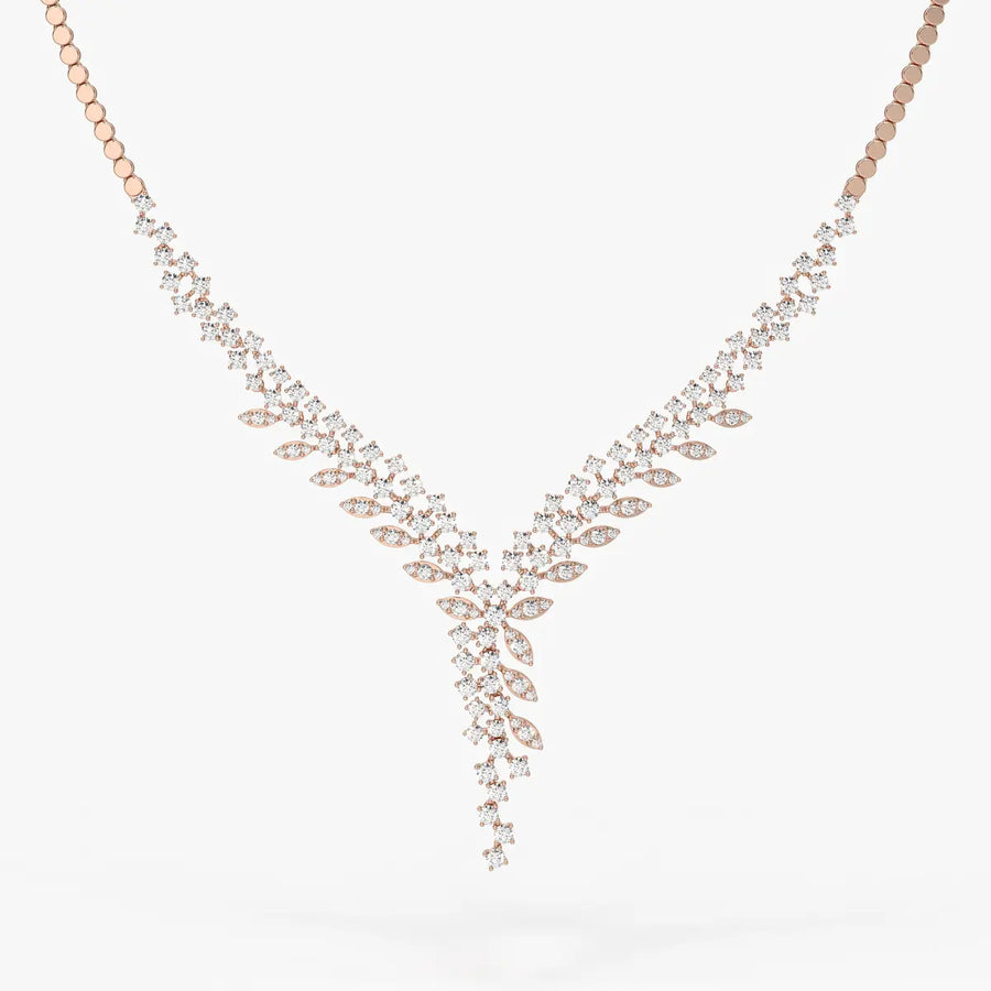 Virelia Leaffall Cascade Necklace